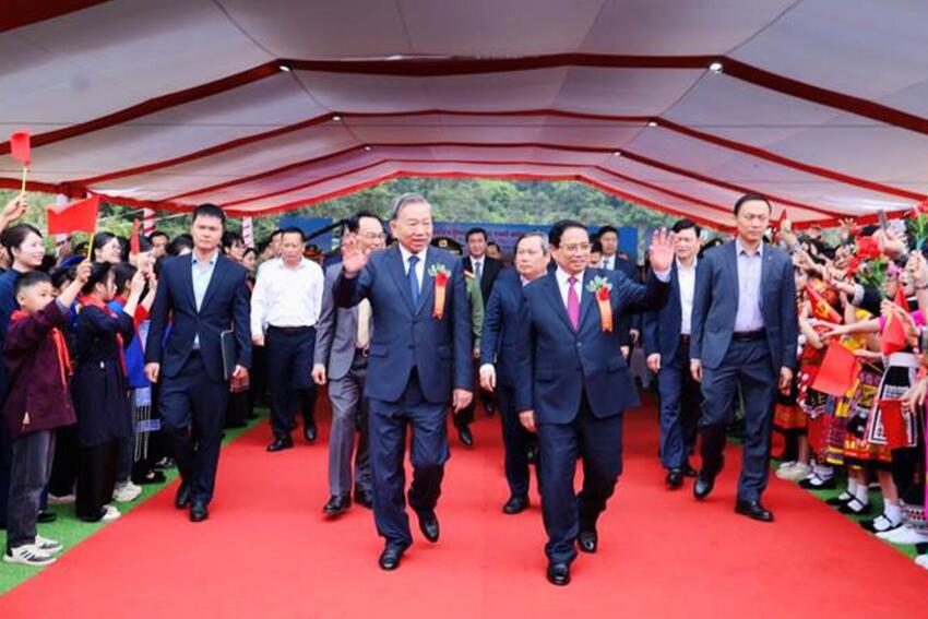 Khởi công đồng loạt các trường nội trú liên cấp vùng biên giai đoạn 2