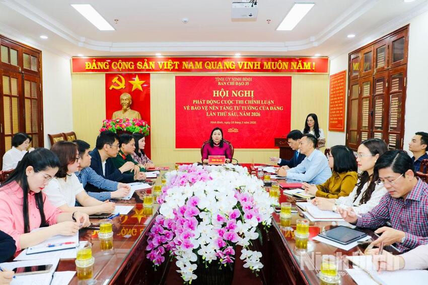 Phát động Cuộc thi chính luận về bảo vệ nền tảng tư tưởng của Đảng lần thứ Sáu, năm 2026