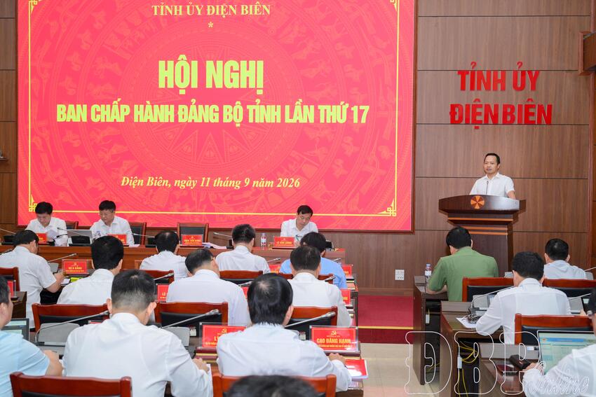 Hội nghị Ban Chấp hành Đảng bộ tỉnh lần thứ 17