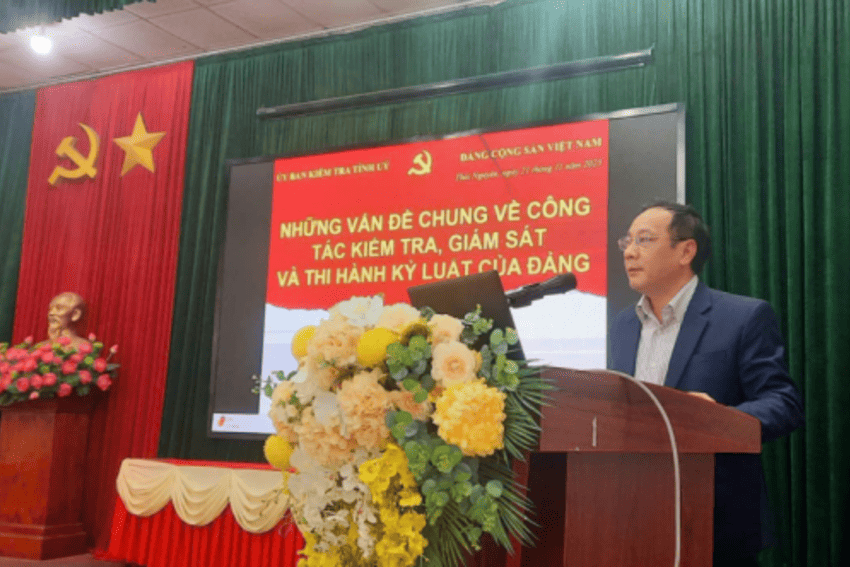 Đảng ủy phường Quan Triều tổ chức lớp bồi dưỡng nghiệp vụ công tác kiểm tra, giám sát