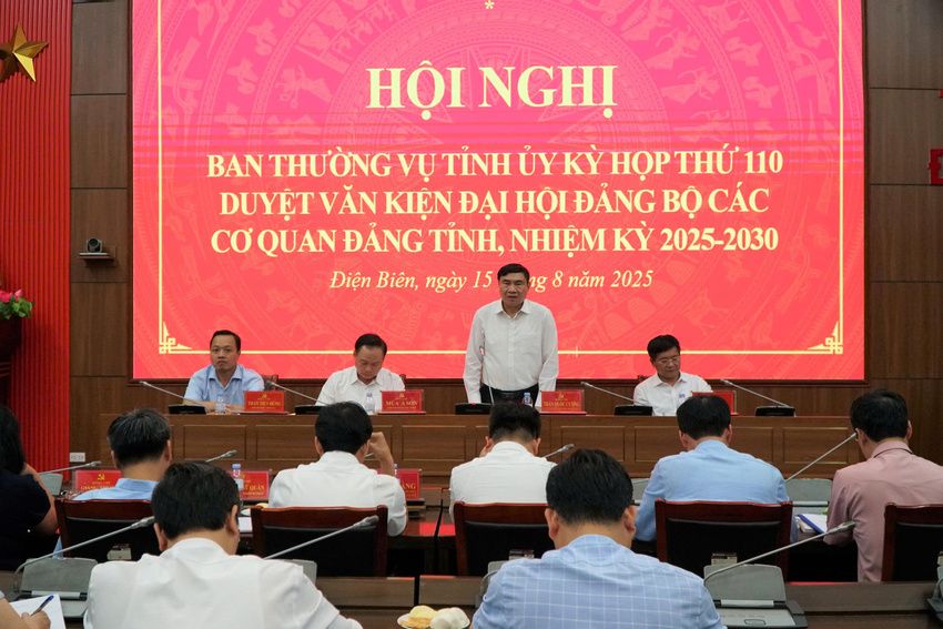 Ban Thường vụ Tỉnh ủy cho ý kiến vào Văn kiện Đại hội Đảng bộ các cơ quan Đảng tỉnh