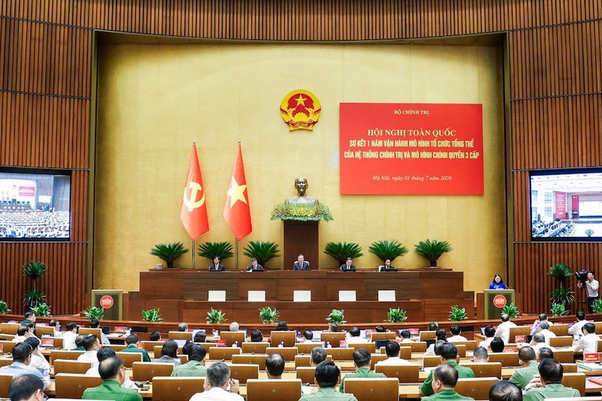 VPCP dự Hội nghị sơ kết 1 năm vận hành mô hình tổ chức tổng thể của hệ thống chính trị, mô hình chính quyền 3 cấp