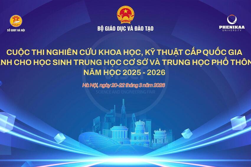 Ngày mai, khai mạc Cuộc thi nghiên cứu khoa học kỹ thuật dành cho học sinh trung học