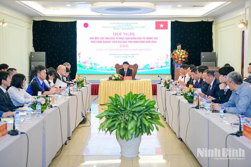Ninh Bình: Gặp mặt các nhà đầu tư Nhật Bản trong các Khu công nghiệp