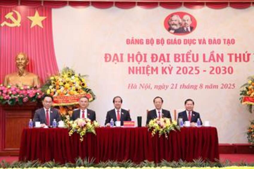 Phiên trù bị Đại hội đại biểu Đảng bộ Bộ GDĐT lần thứ I, nhiệm kỳ 2025 – 2030