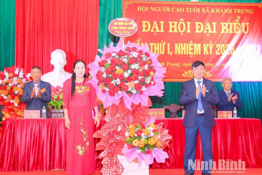 Đại hội đại biểu Hội Người cao tuổi xã Khánh Trung lần thứ I, nhiệm kỳ 2026-2031