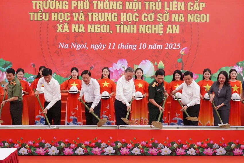Ngày 19/3, khởi công đồng loạt 121 trường nội trú liên cấp tại các xã biên giới đất liền