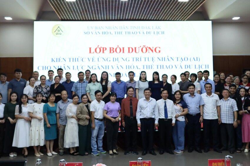 Bồi dưỡng kiến thức về ứng dụng AI cho nhân lực ngành Văn hóa, Thể thao và Du lịch