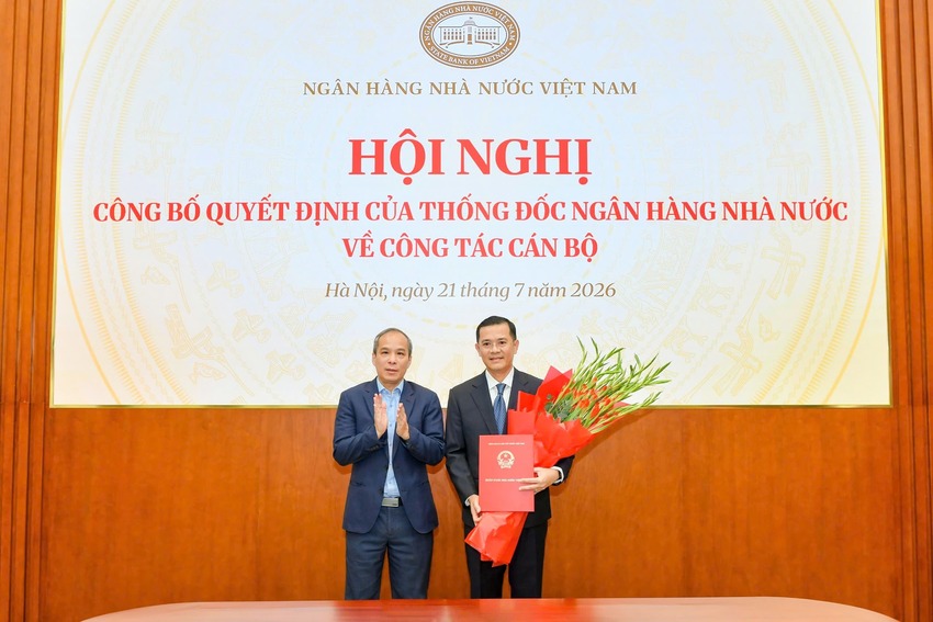 Công bố Quyết định điều động và bổ nhiệm Phó Vụ trưởng Vụ Tổ chức cán bộ Ngân hàng Nhà nước