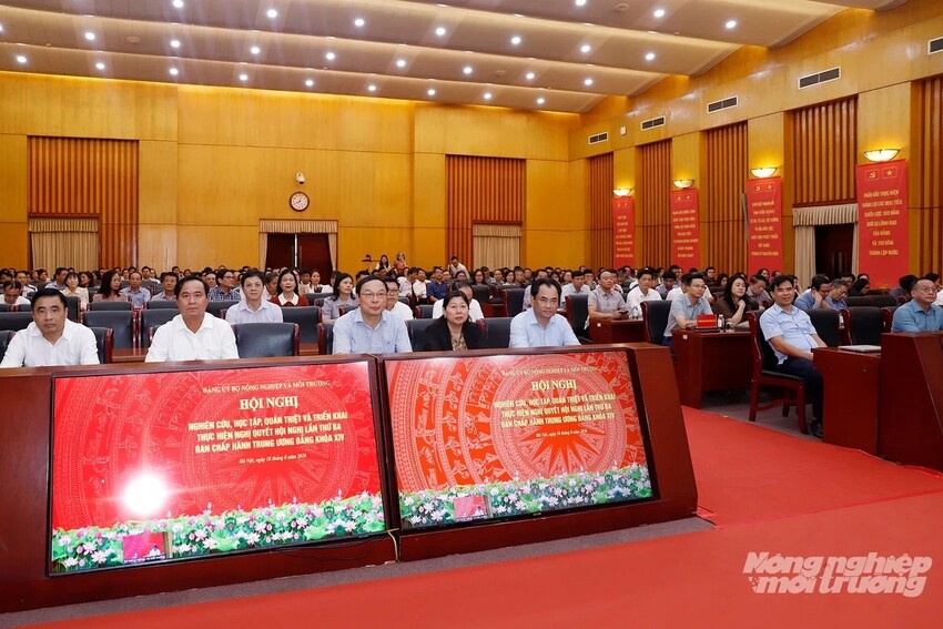 Bộ Nông nghiệp và Môi trường: Biến quyết tâm chính trị thành kết quả cụ thể