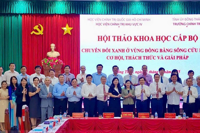 Chuyển đổi xanh ở đồng bằng sông Cửu Long: nhận diện cơ hội, vượt qua thách thức, kiến tạo động lực phát triển bền vững