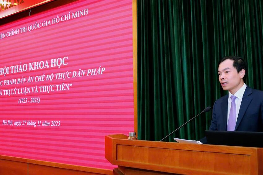 Hội thảo khoa học cấp Bộ “100 năm tác phẩm “Bản án chế độ thực dân Pháp” - Giá trị lý luận và thực tiễn”