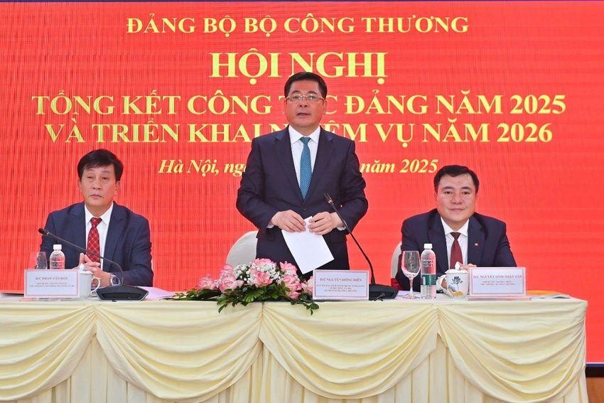 Hội nghị tổng kết công tác năm 2025, triển khai nhiệm vụ 2026 của Đảng bộ Bộ Công Thương