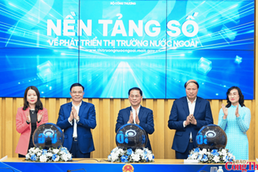 Bộ Công Thương khai trương Nền tảng số về phát triển thị trường nước ngoài