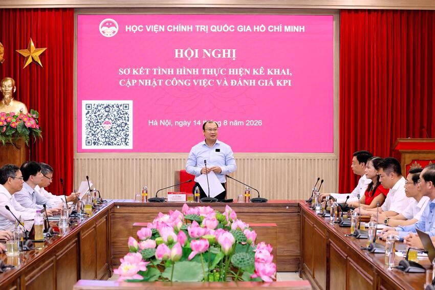 Hội nghị sơ kết tình hình thực hiện kê khai, cập nhật công việc và đánh giá KPI