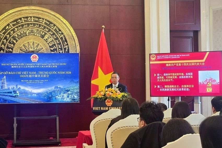Đại sứ quán Việt Nam tại Trung Quốc gặp gỡ báo chí năm 2026