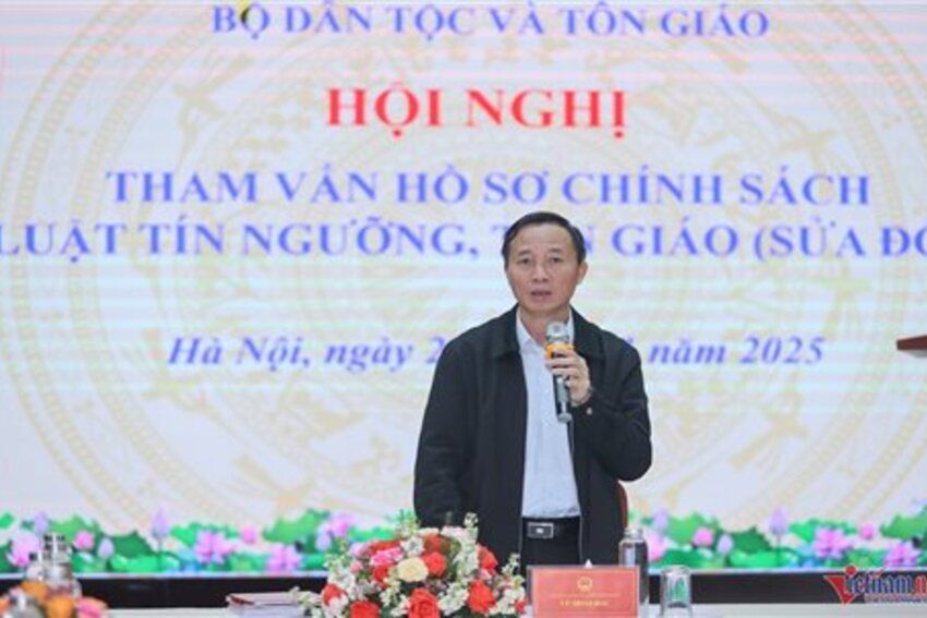 Dự thảo Luật Tín ngưỡng, tôn giáo: Hoàn thiện sớm, bảo đảm chất lượng trước khi trình Quốc hội