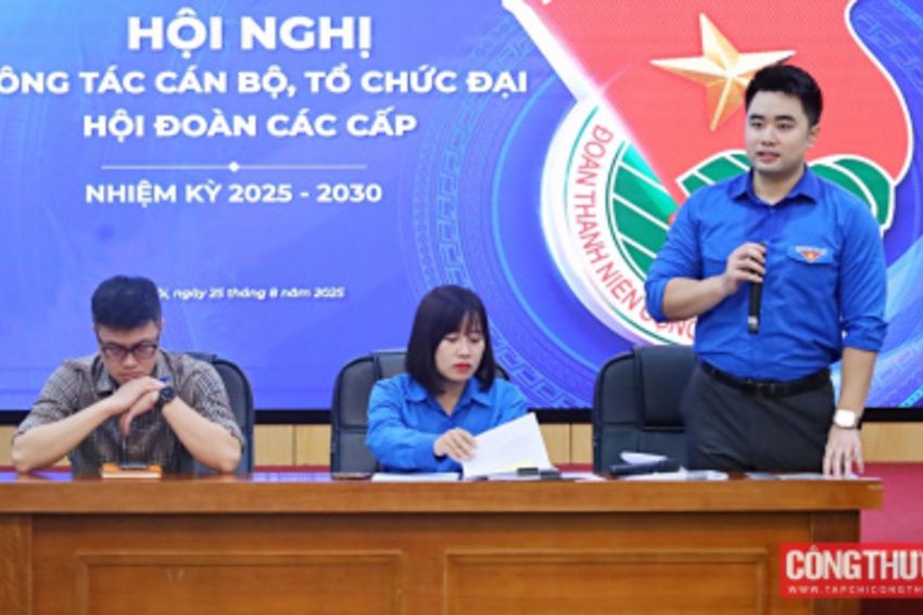 Đoàn thanh niên Bộ Công Thương tập huấn công tác cán bộ, tổ chức Đại hội Đoàn các cấp, nhiệm kỳ 2025 - 2030