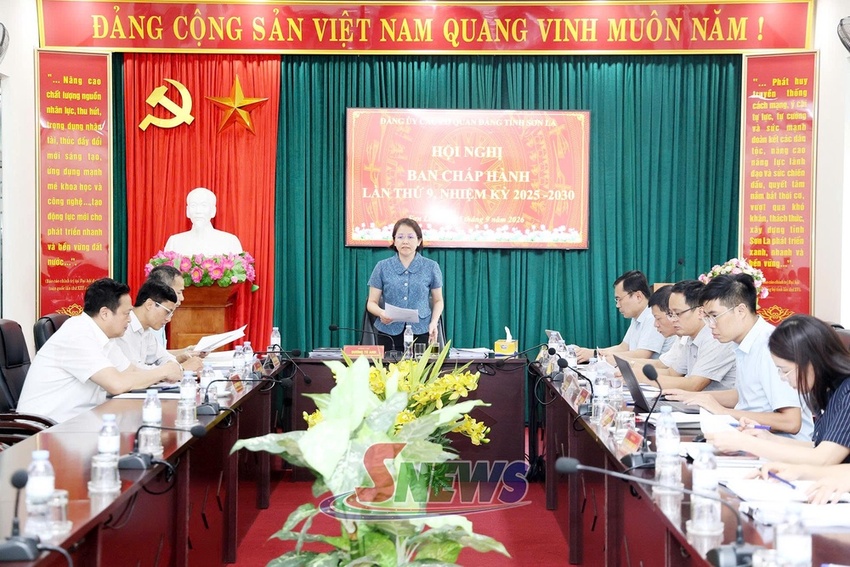 Hội nghị Ban Chấp hành lần thứ 9, Đảng ủy Các cơ quan Đảng tỉnh