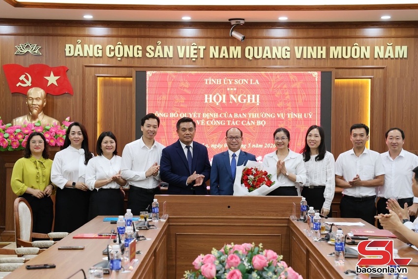 Công bố quyết định của Ban Thường vụ Tỉnh ủy Sơn La về công tác cán bộ