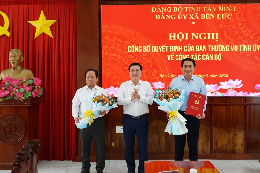 Ông Trần Thanh Phong được chỉ định làm Bí thư Đảng ủy xã Bến Lức
