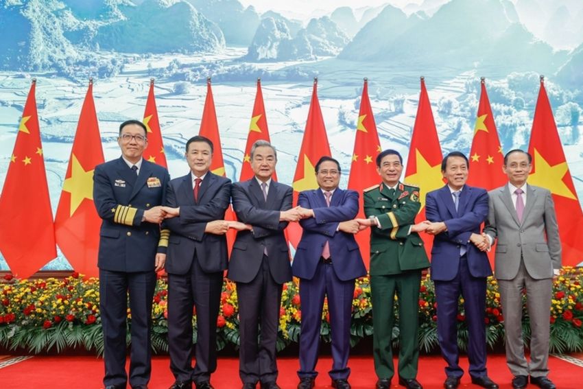 Thủ tướng Phạm Minh Chính tiếp các Bộ trưởng Ngoại giao, Quốc phòng và Công an Trung Quốc