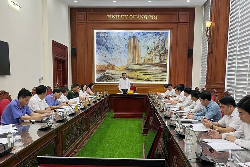 Phiên họp thứ nhất Ban Chỉ đạo phòng, chống tham nhũng, lãng phí, tiêu cực tỉnh Quảng Trị