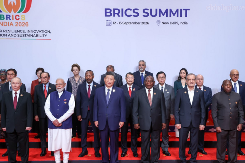 Thủ tướng Lê Minh Hưng dự Phiên thảo luận Hội nghị thượng đỉnh BRICS lần thứ 18