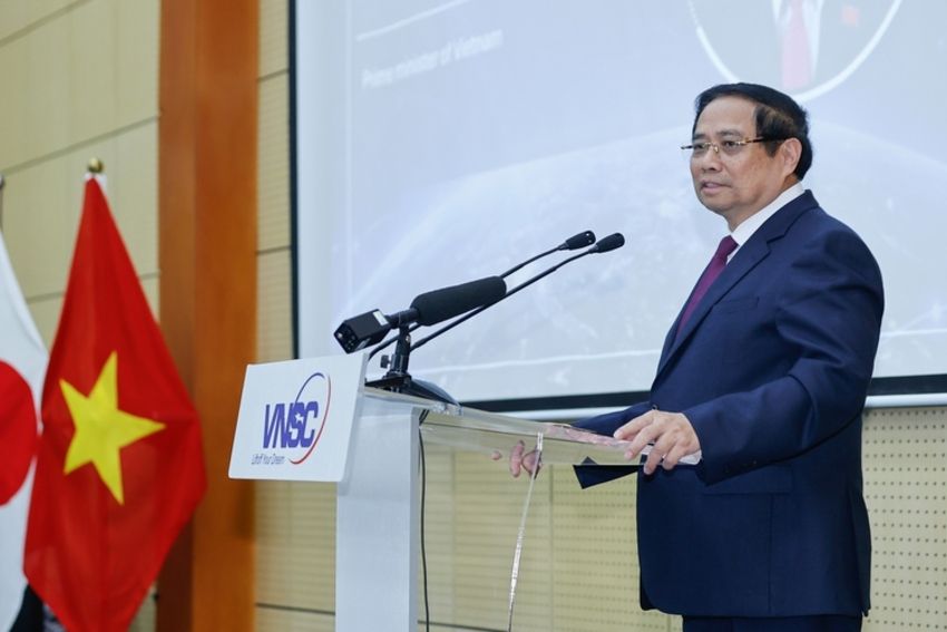 Thủ tướng dự Diễn đàn tầm nhìn vũ trụ Việt Nam - Nhật Bản và khánh thành Trung tâm Vũ trụ Việt Nam