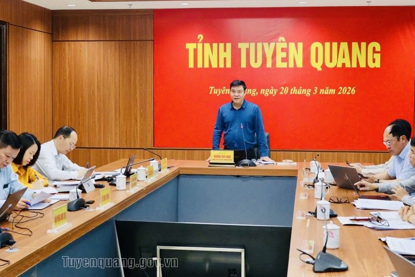 Phó Chủ tịch UBND tỉnh Hoàng Gia Long làm việc với 13 xã cụm V về định hướng phát triển kinh tế - xã hội 5 năm 2026 -2030