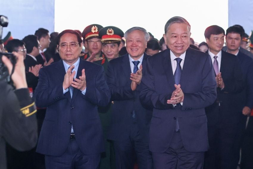 Phát biểu của Thủ tướng Chính phủ Phạm Minh Chính\ntại Lễ khởi công Nhà máy chip bán dẫn công nghệ cao