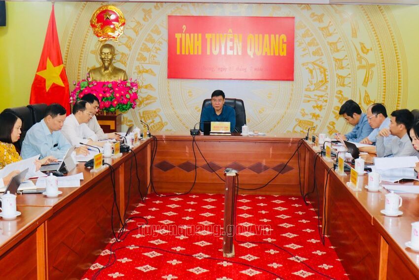 Phó Chủ tịch UBND tỉnh Hoàng Gia Long làm việc với 16 xã cụm VI về định hướng phát triển kinh tế - xã hội 5 năm 2026 -2030