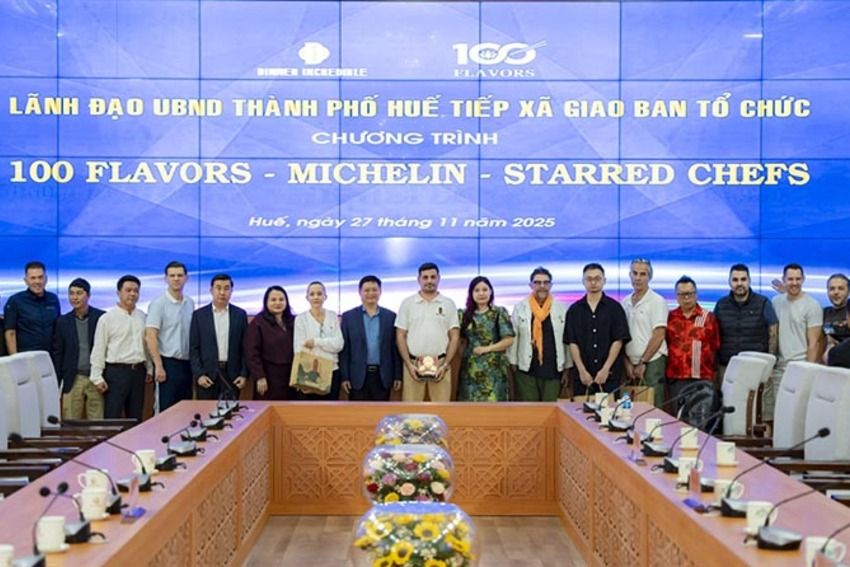 Phó Chủ tịch Thường trực UBND thành phố tiếp và làm việc với Ban Tổ chức chương trình “100 Flavors – Michelin-Starred Chefs”