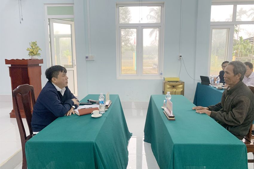 Hưng Lộc: Bí thư Đảng ủy tiếp công dân định kỳ tại thôn Hòa Vang 2