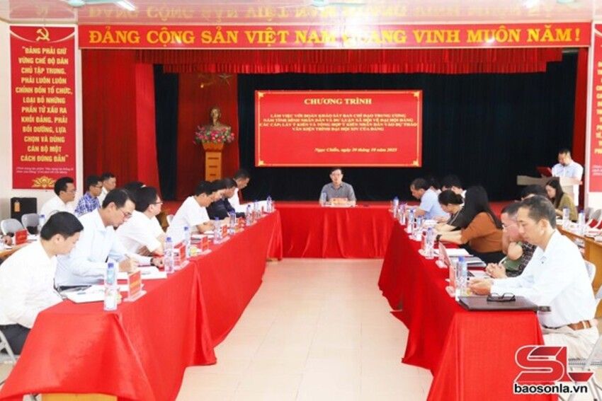 Khảo sát nắm tình hình nhân dân, dư luận xã hội về Đại hội Đảng các cấp