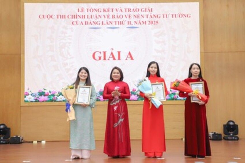 Đà Nẵng: Trao giải Cuộc thi chính luận về bảo vệ nền tảng tư tưởng của Đảng lần thứ 2, năm 2025