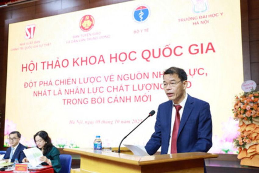 Hội thảo khoa học quốc gia “Đột phá chiến lược về nguồn nhân lực, nhất là nhân lực chất lượng cao trong bối cảnh mới”