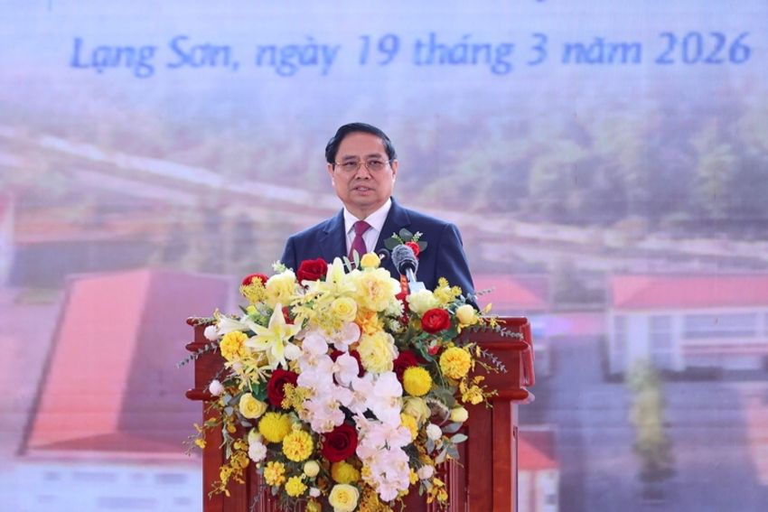 Phát biểu của Thủ tướng Phạm Minh Chính tại Lễ khởi công Trường nội trú liên cấp tại các xã biên giới đất liền