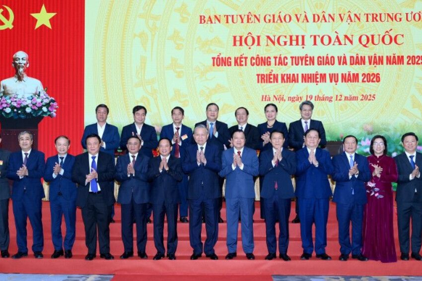 Tổng kết công tác tuyên giáo và dân vận, triển khai nhiệm vụ năm 2026