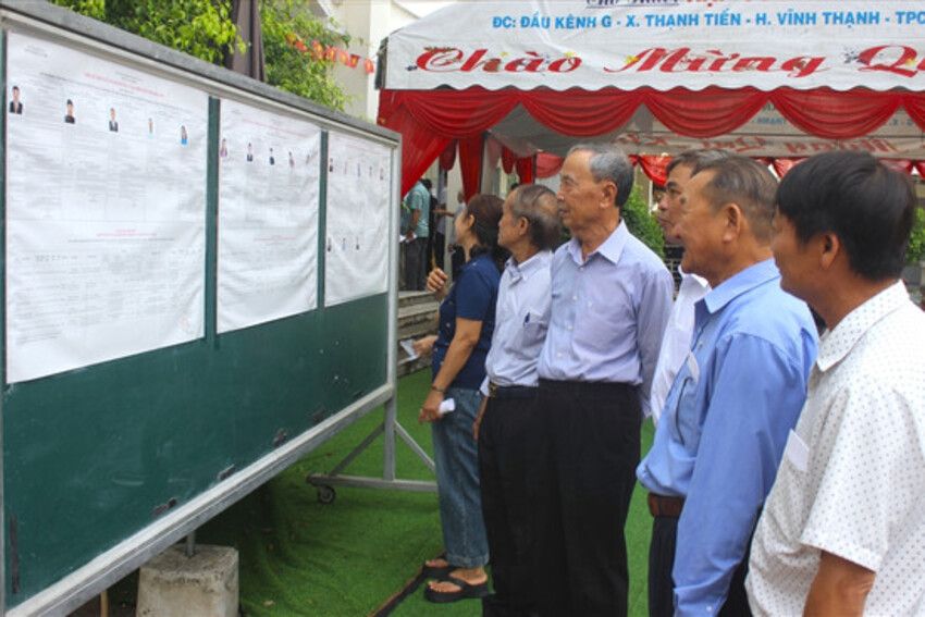 Mỗi lá phiếu gửi một niềm tin ở xứ đạo Thạnh An