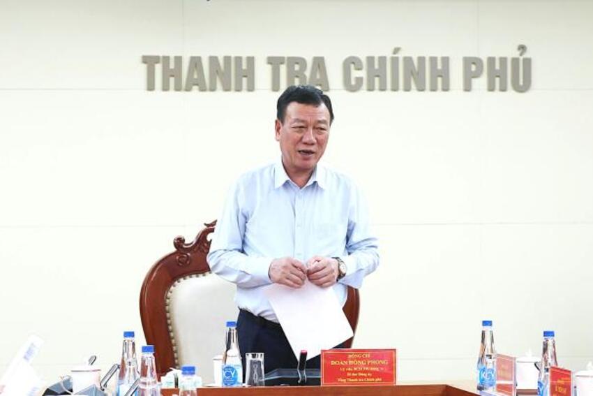 Thanh tra Chính phủ họp giao ban cấp vụ tháng 10