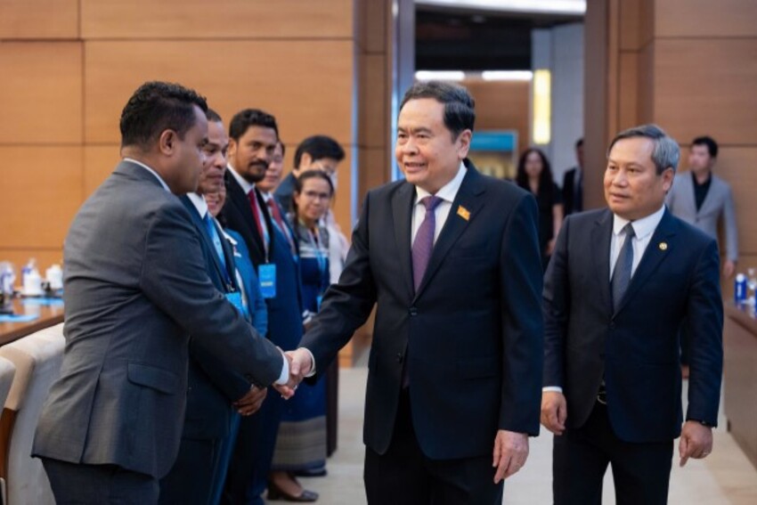 Chủ tịch Quốc hội Trần Thanh Mẫn tiếp Lãnh đạo các thành phố ASEAN