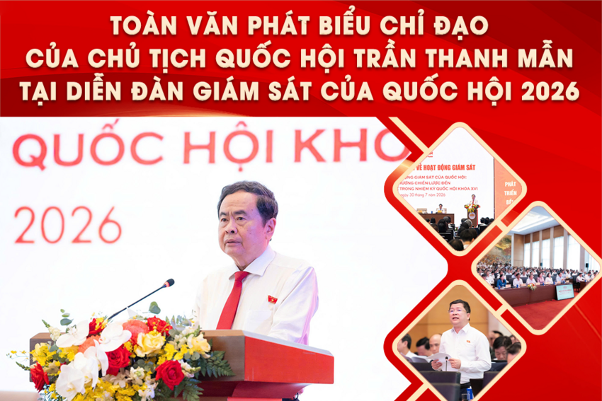 Toàn văn phát biểu chỉ đạo của Chủ tịch Quốc hội Trần Thanh Mẫn tại Diễn đàn của Quốc hội về hoạt động giám sát