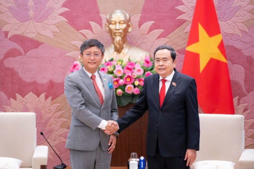 Chủ tịch Quốc hội Trần Thanh Mẫn tiếp Đại sứ Ấn Độ
