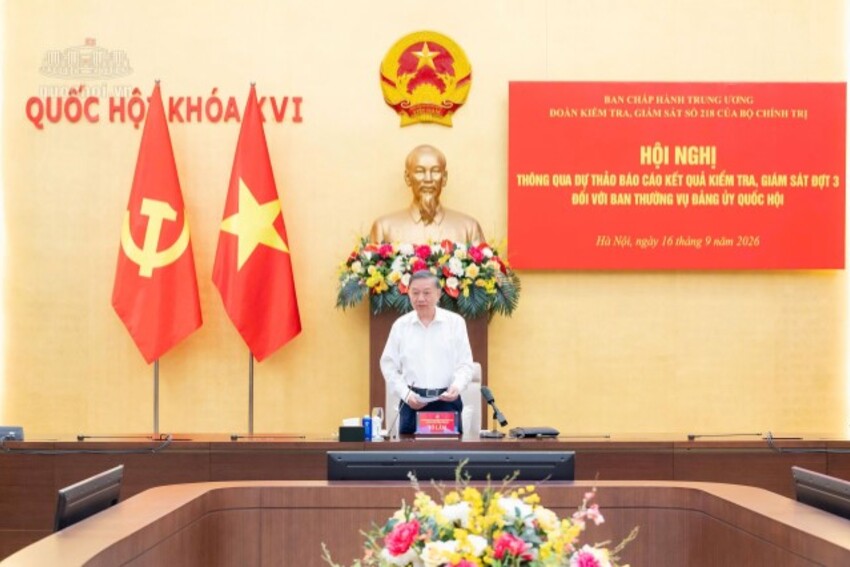 Tổng Bí thư, Chủ tịch nước Tô Lâm: Xây dựng đội ngũ cán bộ Quốc hội chính là xây dựng năng lực thể chế của đất nước