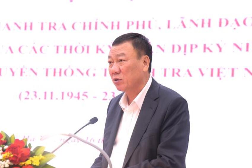 Gặp mặt lãnh đạo Thanh tra Chính phủ, lãnh đạo cấp vụ đã nghỉ hưu nhân dịp kỷ niệm 80 năm Ngày truyền thống ngành Thanh tra