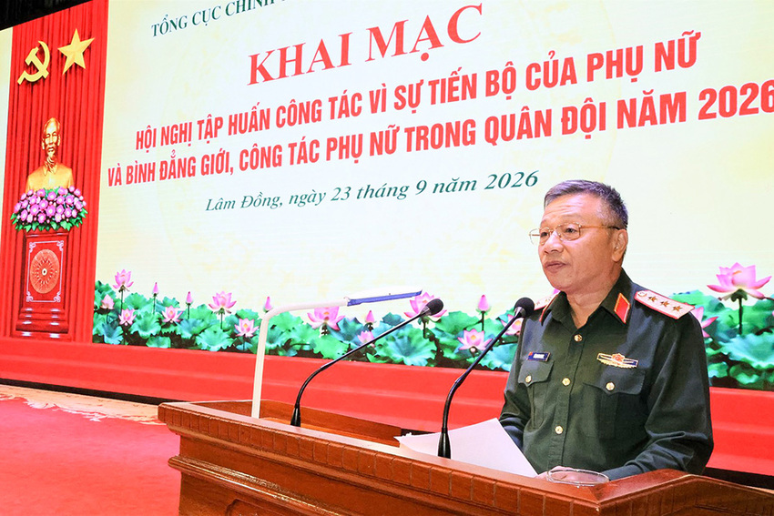 Khai mạc tập huấn công tác vì sự tiến bộ của phụ nữ và bình đẳng giới, công tác phụ nữ trong Quân đội