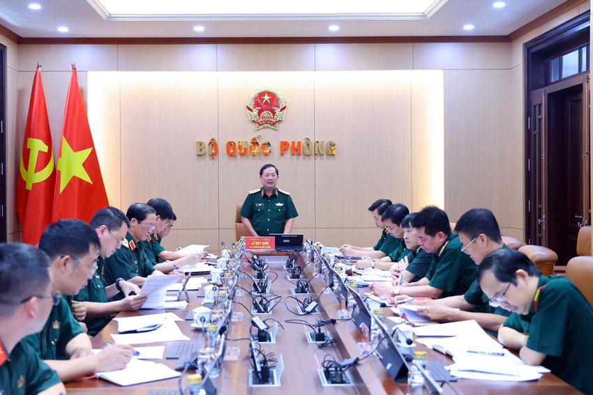 Thượng tướng Lê Huy Vịnh chủ trì làm việc về triển khai Nghị định số 179/2025/NĐ-CP của Chính phủ