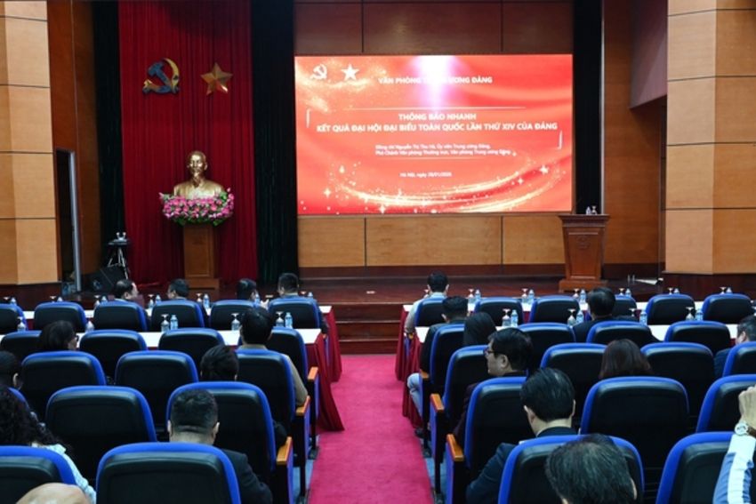 Hội nghị Báo cáo viên Trung ương toàn quốc thông báo nhanh kết quả Đại hội XIV của Đảng