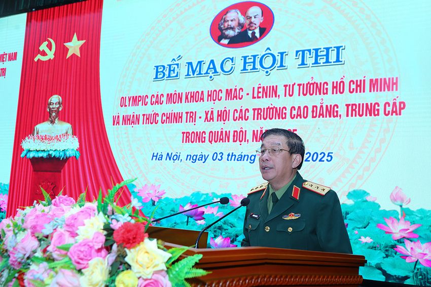 Bế mạc Hội thi Olympic các môn khoa học Mác - Lênin, tư tưởng Hồ Chí Minh các trường cao đẳng, trung cấp trong Quân đội